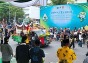 Begini Penampilan Kafilah Sumbar pada Pawai Ta’aruf MTQ Nasional di Semarang