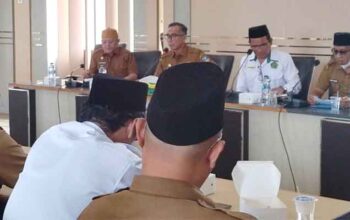 Sekda Medison memimpin pembahasan persiapan pelaksanaan MTQ tingkat Kabupaten Dharmasraya
