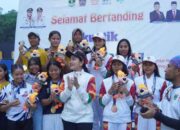 Bupati Annisa Jadi Magnet di Arena Akuatik Porprov Sumbar, Kontingen Dharmasraya Tambah 2 Medali