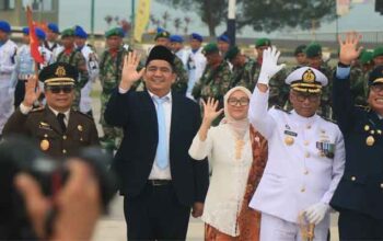 Bupati Bintan, Roby Kurniawan hadiri HUT TNI ke-81 di Tugu Sirih Tanjungpinang