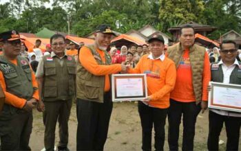 Gubernur Sumbar: Kesiapsiagaan Bencana Harus Menjadi Budaya Masyarakat 6 Gladi Kesiapsiagaan Bencana Gempa Bumi dan Tsunami tingkat Provinsi Sumbar Tahun 2026 di Balai Naras, Lapangan Parkir Josal Football Academy, Cubadak Air Utara, Kota Pariaman
