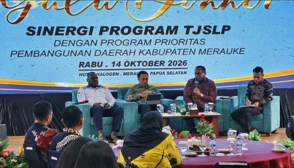 Kemendagri Dorong Terobosan Pembiayaan Pembangunan Merauke Melalui Forum TJSLP 1 IMG 20261015 WA00031