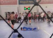 Laga Final Fustal Porprov di Limapuluh Kota Ricuh, Pemain Saling Adu Jotos