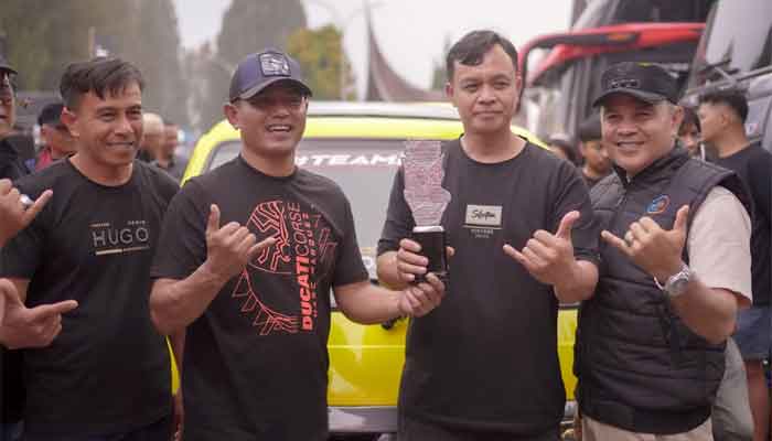 Bupati Solok, Jon Firman Pandu dalam Swiss Van Sumatera Holiday Car Meet Up di Alahan Panjang Resort