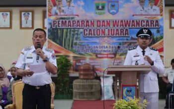 Kelurahan Sawah Padang Aua Kuniang Payakumbuh Maju ke Lomba Tingkat Nasional 4 Wawako Payakumbuh, Elzadaswarman bersama Lurah Sawah Padang Aua Kuniang, Deop Darius dalam tahapan Pemaparan dan Wawancara Calon Juara Penjaringan Desa dan Kelurahan Berprestasi Tingkat Nasional Tahun 2026