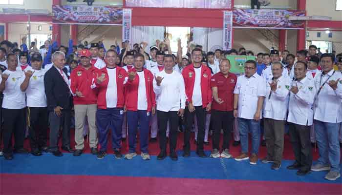 Ketua FORKI Sumbar Buka Pertandingan Cabor Karate Porprov Sumbar XVI di Kabupaten Solok