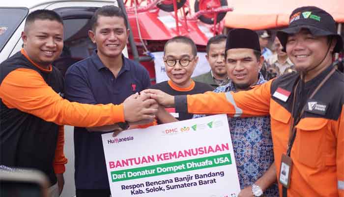 Pemkab Solok Terima Bantuan Kemanusiaan dari Dompet Dhuafa untuk Masyarakat Terdampak Galodo
