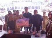 Pemkab Solok Terima Bantuan Rp 100 Juta dari Pemko Sawahlunto untuk Masyarakat Terdampak Banjir Bandang
