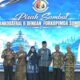 Gubernur Sumbar, Mahyeldi dalam acara pisah sambut Komandan Kodaeral II dari Laksamana Muda TNI Sarimpunan Tanjung kepada Laksamana Pertama TNI Mochammad Riza, S.E., M.Tr.Opsla., CRMP di Auditorium Gubernuran