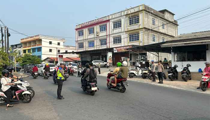 Polresta Tanjungpinang Gelar Gatur Pagi