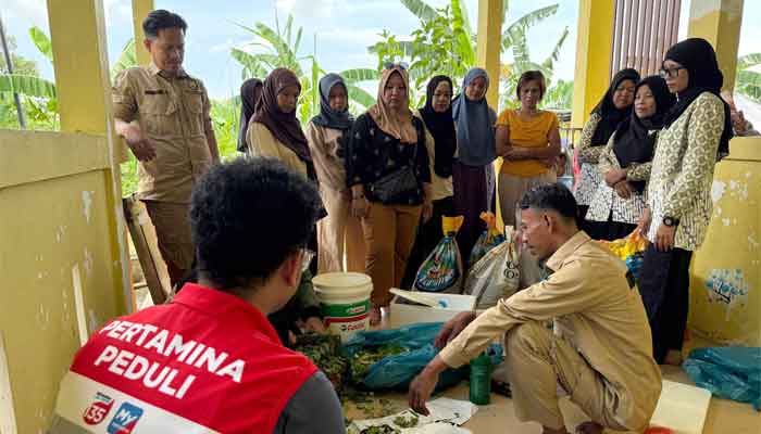 Program Si Pelaut Pertamina Patra Niaga Regional Sumbagut di Kampung Tue Terih, Kelurahan Sambau, Kecamatan Nongsa, Kota Batam, Kepulauan Riau (Kepri)