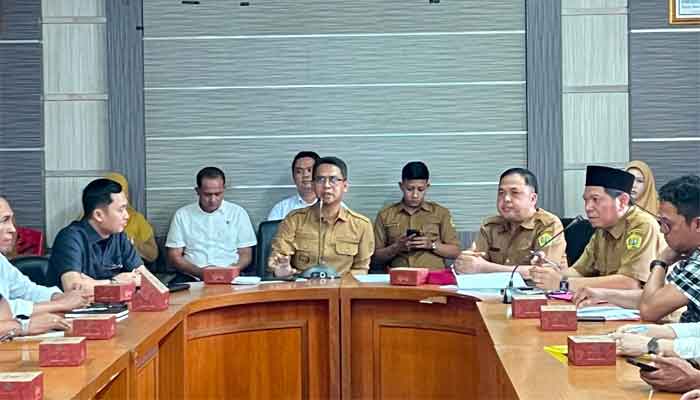 Rakor distribusi tabung LPG 3 Kg antara Pertamina Patra Niaga Regional Sumbagut dengan Pemkab Karimun
