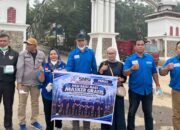 Kualitas Udara Menurun Akibat Kabut Asap, SMSI Kabupaten Solok Gelar Aksi Sosial Pembagian Masker Gratis