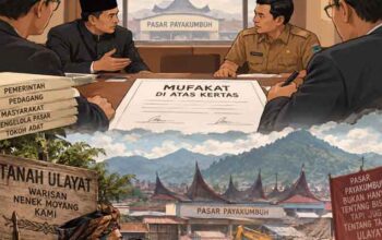 Mufakat di Atas Kertas Konflik Tanah Ulayat: Membaca Sengketa Pasar Payakumbuh 3 Ilustrasi Sengketa Pasar Payakumbuh