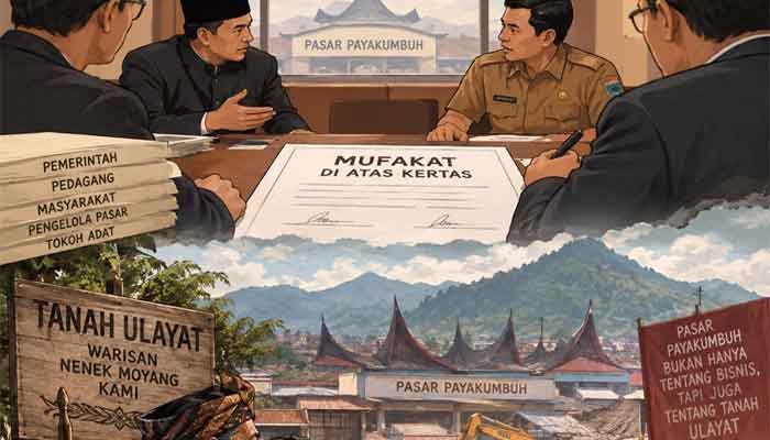 Ilustrasi Sengketa Pasar Payakumbuh