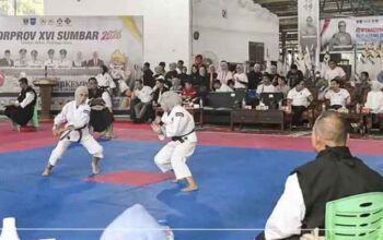 Wako Sawahlunto bersama Ketua Perkemi Sumbar Buka Pertandingan Cabor Kempo Porprov Sumbar XVI 2026 3 Pertandingan Cabor Kempo Porprov Sumbar XVI 2026