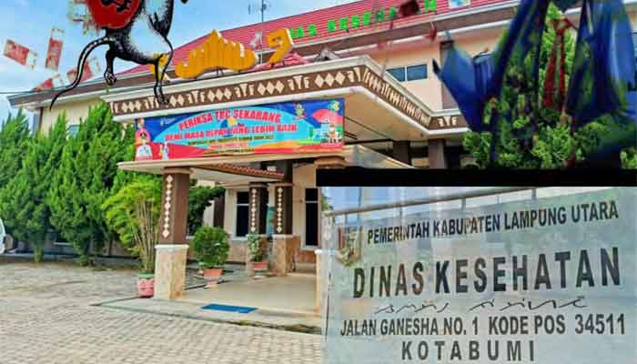 Kantor Dinas Kesehatan Kabupaten Lampung Utara (Lampura)