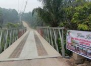 Respons Cepat Bupati Dharmasraya, 2 Jembatan Lantai Kayu di Timpeh Kini Menjadi Plat Baja