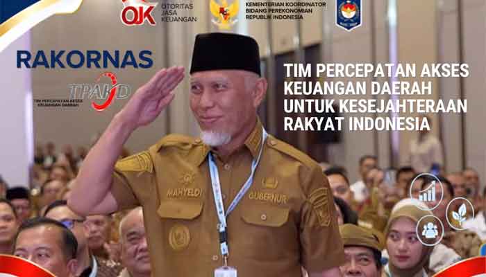 Gubernur Sumbar, Mahyeldi hadiri Rakornas TPAKD bersama Presiden Prabowo Subianto