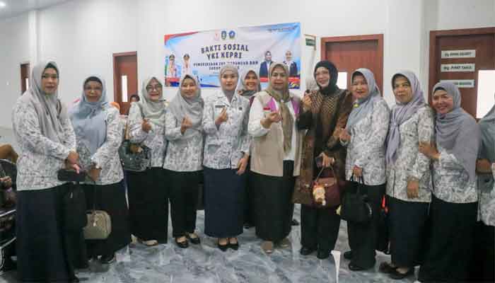YKI Provinsi Kepri menggelar pemeriksaan kesehatan gratis dan bakti sosial di Kabupaten Bintan