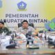 Bupati Bintan, Roby Kurniawan memimpin rapat koordinasi persiapan data dalam rangka mempercepat pertumbuhan ekonomi