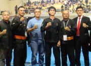 9 Pesilat Payakumbuh Terus Melaju di Porprov XVI Sumbar 10 Sekdako Payakumbuh, Rida Ananda bersama Pesilat Payakumbuh di Porprov XVI Sumbar