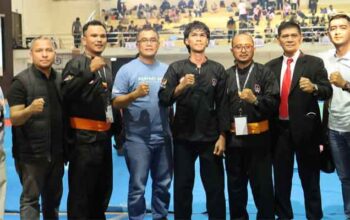 9 Pesilat Payakumbuh Terus Melaju di Porprov XVI Sumbar 3 Sekdako Payakumbuh, Rida Ananda bersama Pesilat Payakumbuh di Porprov XVI Sumbar