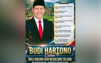Calon Wali Nagari Aur Begalung Talaok Budi Hartono: Membangun Nagari Secara Transparan 3 Calon Wali Nagari Aur Begalung Talaok Budi Hartono