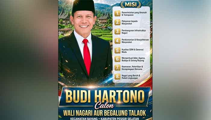 Calon Wali Nagari Aur Begalung Talaok Budi Hartono